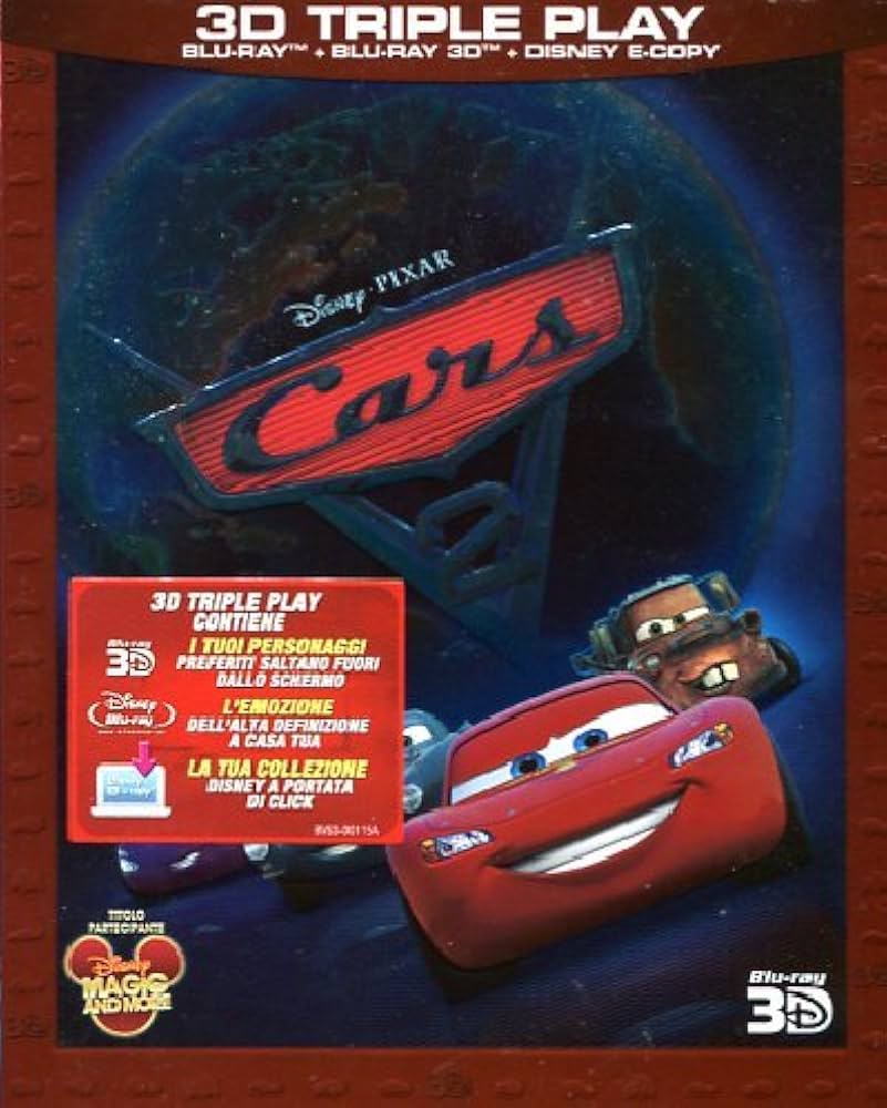 Cars 2 (3D) (Blu-Ray+Blu-Ray 3D+E-Copy) [Italian Edition]
